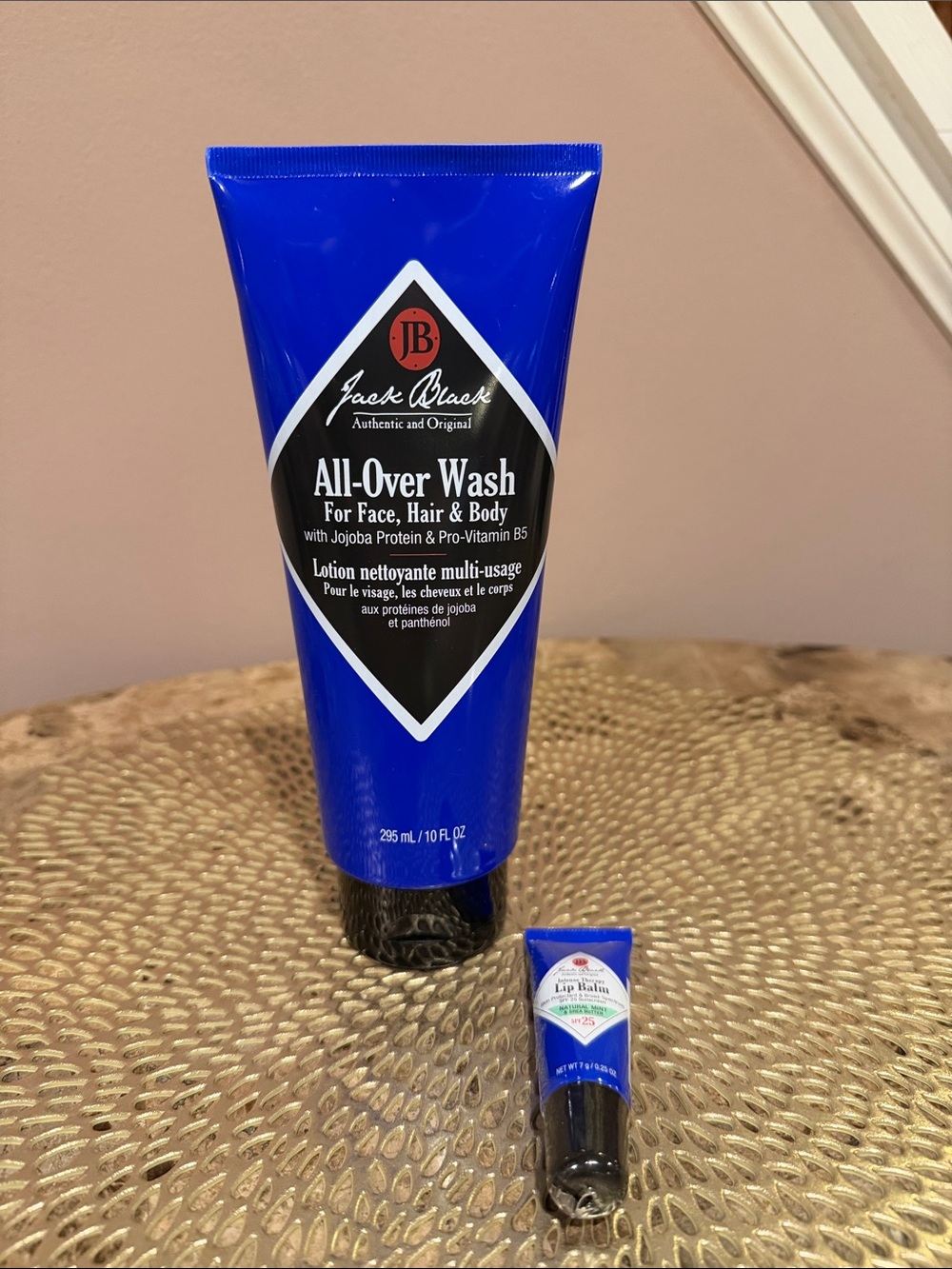 Jack Black Bundle, “All-Over Wash” & Lip Balm
